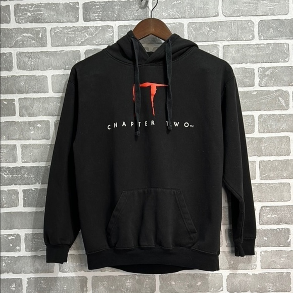 IT Chapter two 2 Black‎ hoodie Size Medium With Back Print